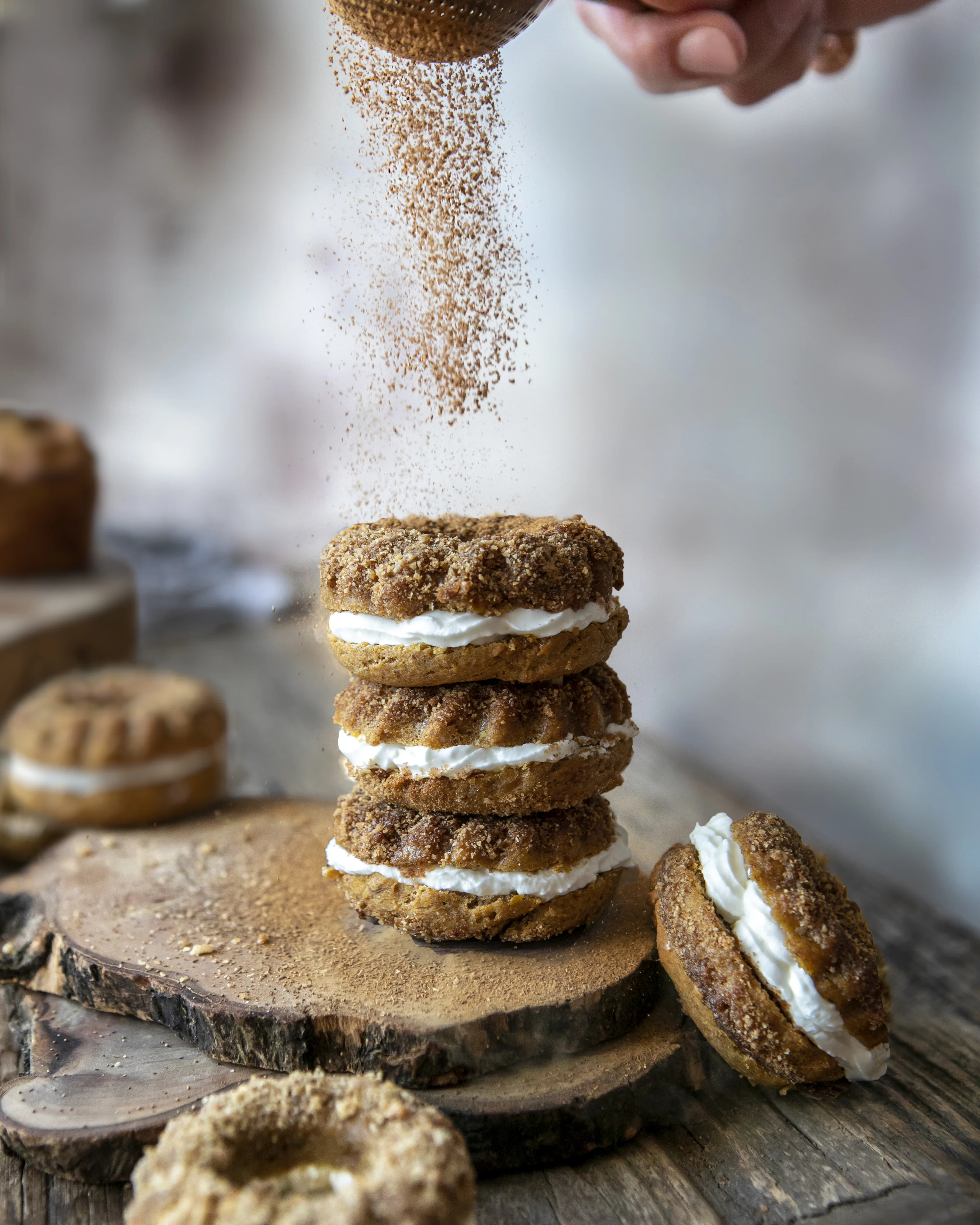 RAFİNE ŞEKERSİZ BALKABAKLI, BAHARATLI DONUTS