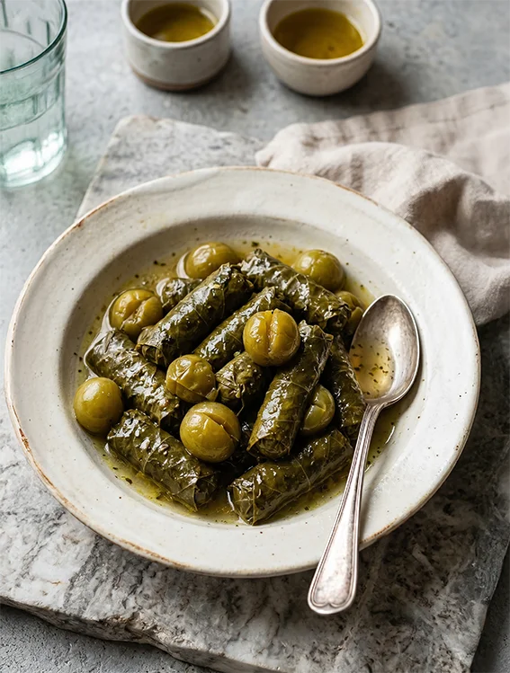 İZMİR USULÜ ERİKLİ YAPRAK SARMA