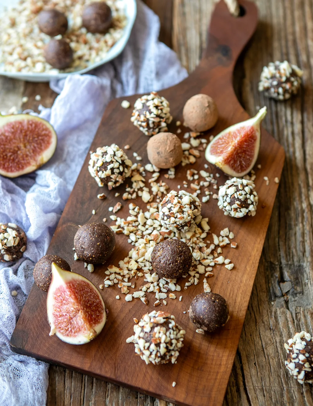 RAFİNE ŞEKERSİZ İNCİRLİ, KAKAOLU ENERJİ TOPLARI