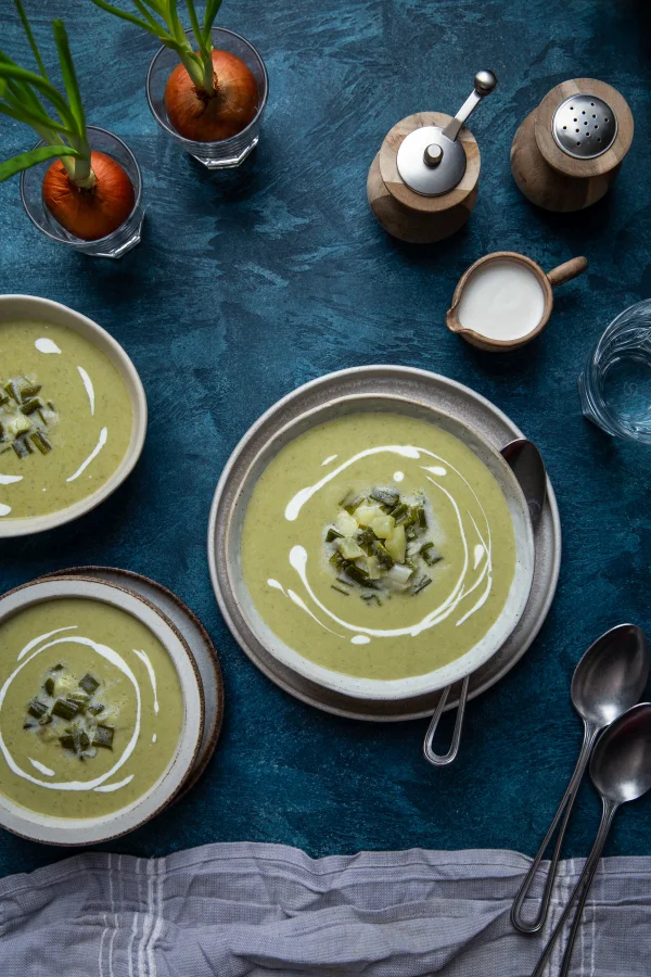 PATATESLİ TAZE SOĞAN ÇORBASI